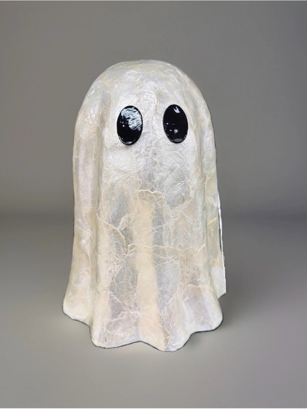 Mother of Pearl iridescent viral ghost Halloween figurine